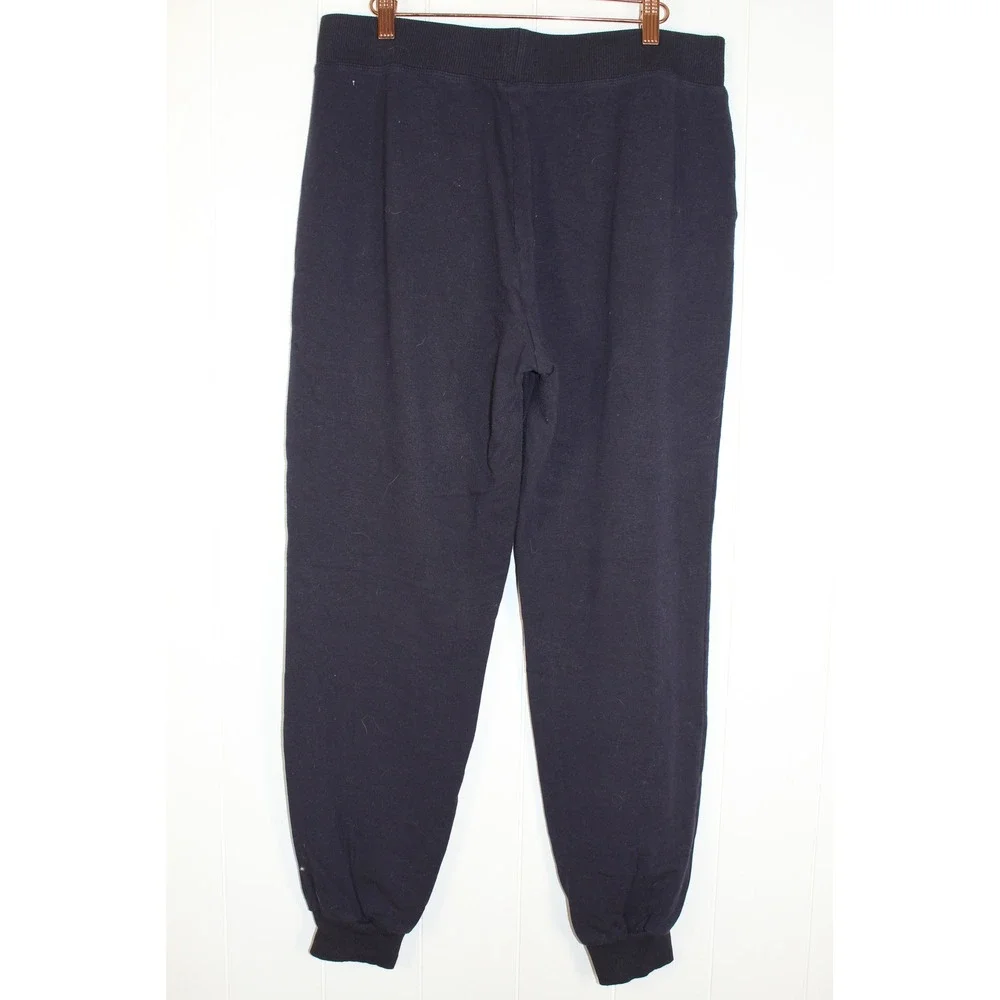 L'AGENCE Moss High Rise Jogger Pants Midnight Navy Blue Size XL
